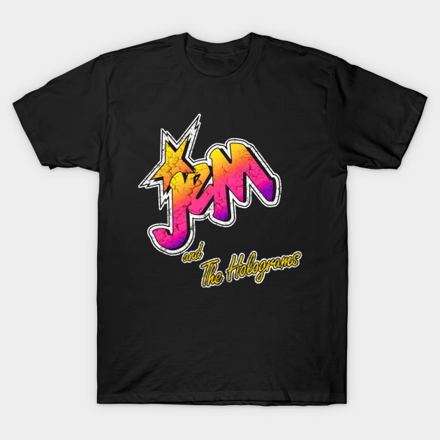 Distressed Jem And The Holograms T-Shirt by Honocoroko